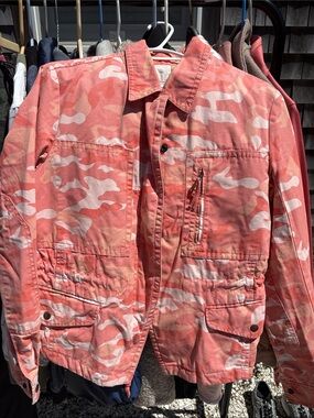 EUC! GAP Pink Camouflage Jacket